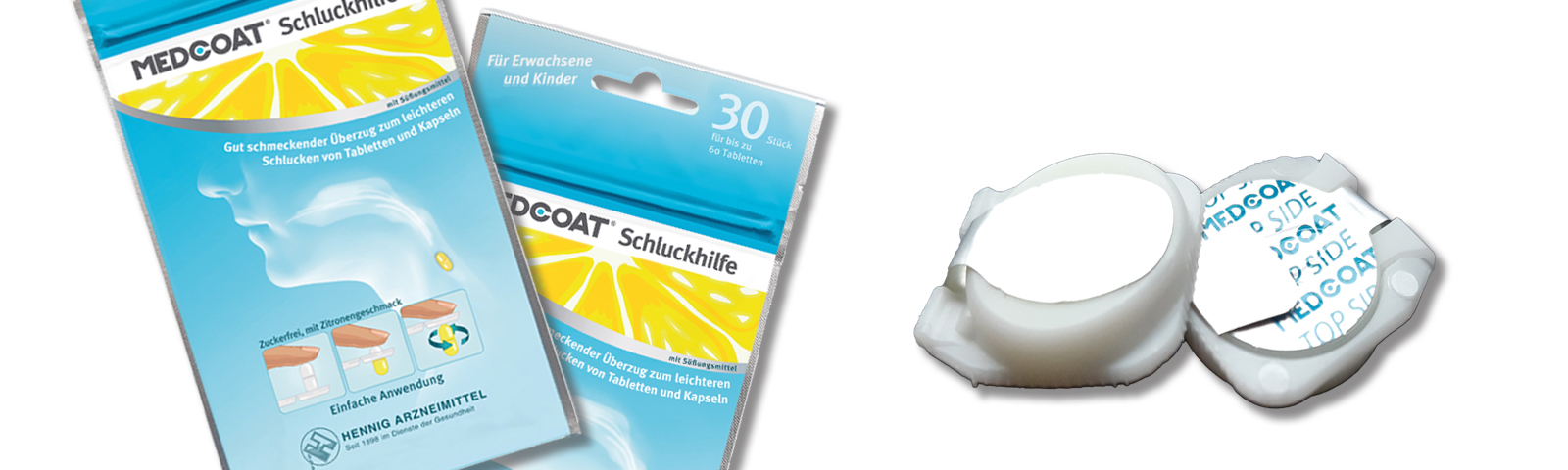 Produktabbildung Medcoat Verpackung und Blister